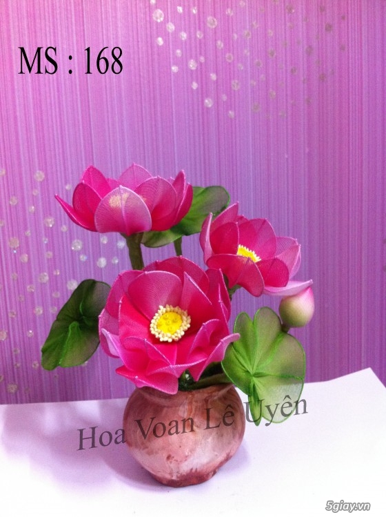 Hoa Voan Handmade Nghệ Thuật cực đẹp dành cho ai đam mê cái đẹp và làm quà tặng..^^! - 15