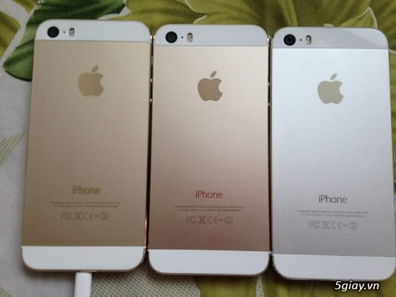 Bán 3 cây iphone 5s gold bị icloud active ko có báo mất ko số đt đẹp 98% giá 4tr/1em - 2