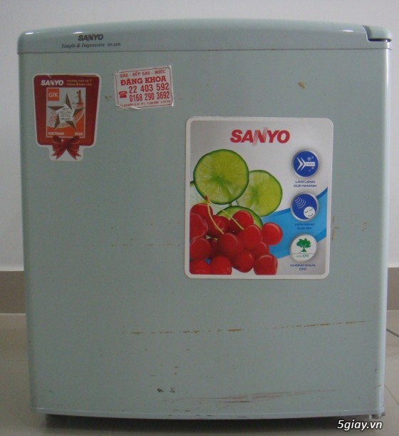 bán một tủ lạnh mini 50l của Sanyo còn mới trên 90% giá rẻ - 5