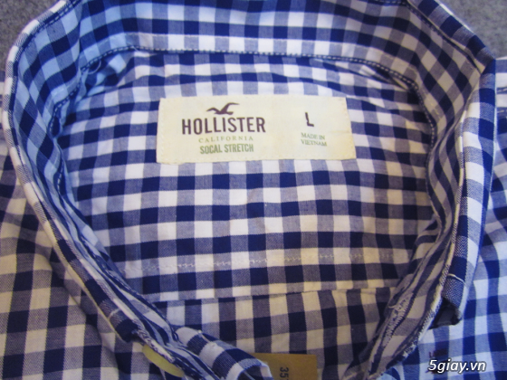 Sơ Mi Hollister Original VNXK 100% tem 2015 phá giá 50% rẻ hơn hàng sale US 290K - 17