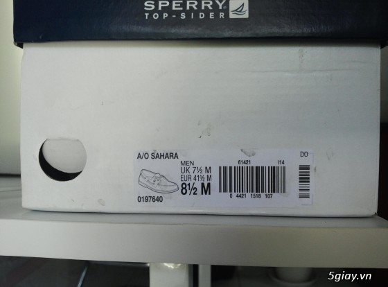 Cần bán đôi giày Sperry Top-Sider Authentic Original - Hình thật. - 9