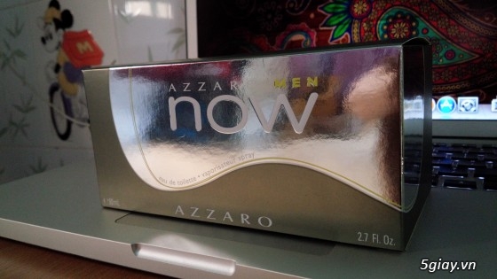 Bán chai nước hoa AZZARO NOW for Men 80ml chính hãng Pháp xách về.