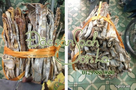 Đặc sản núi rừng Sơn La - Măng khô, Thịt trâu gác bếp - 1