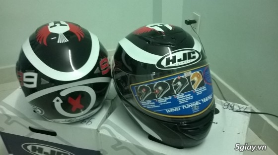 Bán 2 nón fullface HJC CL-ST Spartan Lorenzo edition