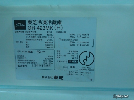 MÁY LẠNH - Tủ Lạnh Nội Địa Nhật - tiết kiệm điện (100v) - 3