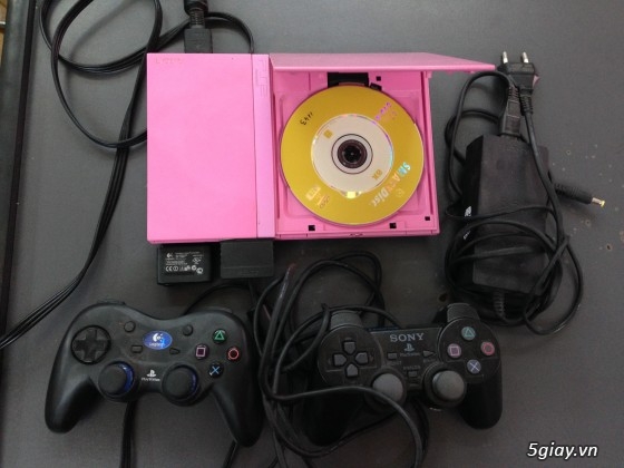 Bán PS2 SCPH-77002 đủ đồ mới 98% zin , tay cầm ko dây, bao xài màu hồng giá rẻ - 3