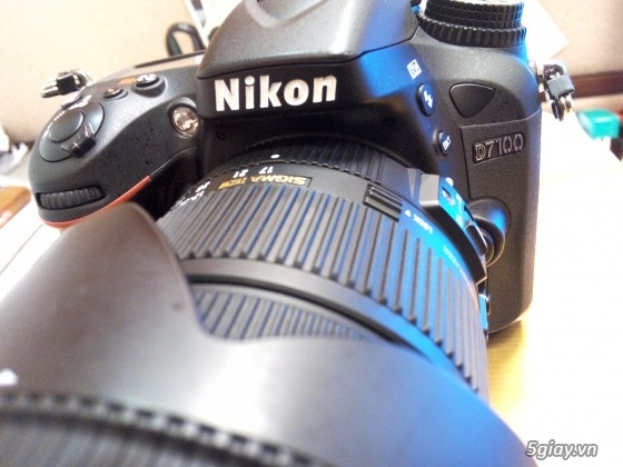Nikon D7100+Sigma 17-50+Grip (tat ca Fullbox)