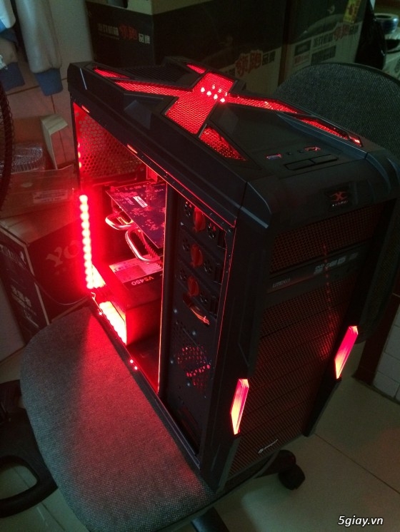Đồ MOD PC , hàng độc , Fan LED 12cm , dây LED cho case PC siêu sáng - 1