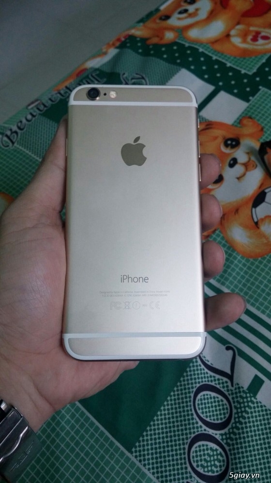 Bán iphone 6 16g màu Gold quốc tế hàng LL mơi 98%..giá 15tr có hình thật - 2