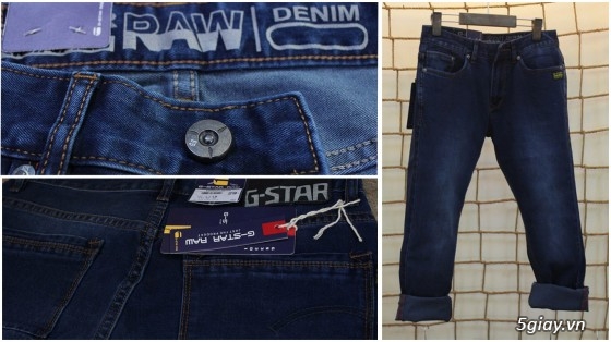 Quần Jeans Slim-Fit VNXK cho các anh Thanh Niên ngày Tết - tonny,Gstars,Levi's,Polo.. - 6