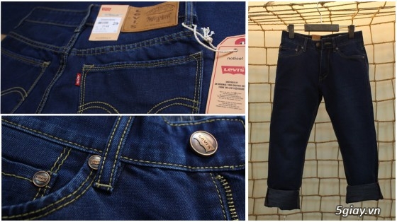Quần Jeans Slim-Fit VNXK cho các anh Thanh Niên ngày Tết - tonny,Gstars,Levi's,Polo.. - 9