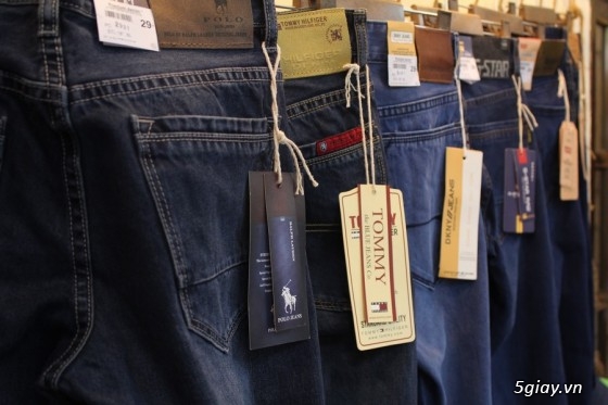 Quần Jeans Slim-Fit VNXK cho các anh Thanh Niên ngày Tết - tonny,Gstars,Levi's,Polo.. - 3