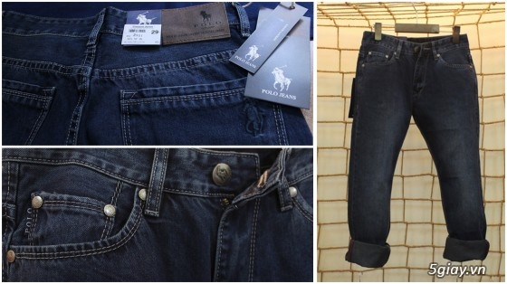 Quần Jeans Slim-Fit VNXK cho các anh Thanh Niên ngày Tết - tonny,Gstars,Levi's,Polo.. - 11