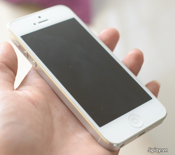 iPhone 5 trắng Quốc tế 16gb 5t550k máy đẹp, bao sài 3 tháng. - 3