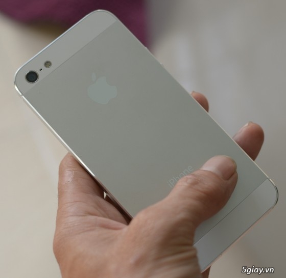 iPhone 5 trắng Quốc tế 16gb 5t550k máy đẹp, bao sài 3 tháng. - 5