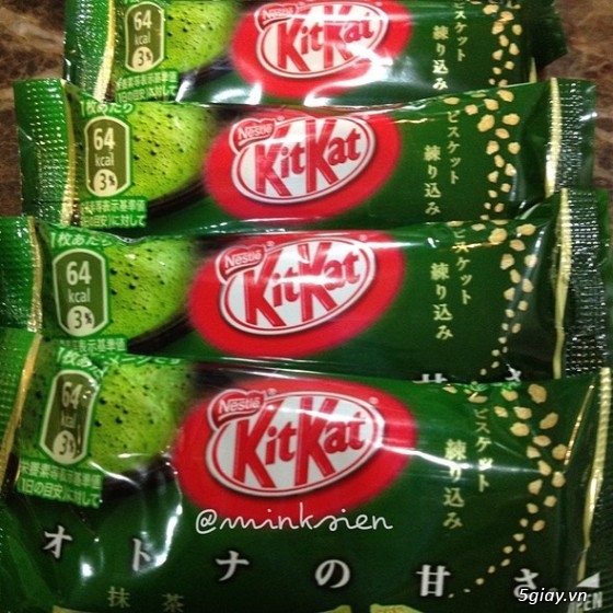Kitkat trà xanh + Socola tươi Meltykiss Nhật Bản giá siêu rẻ ở TPHCM - 6