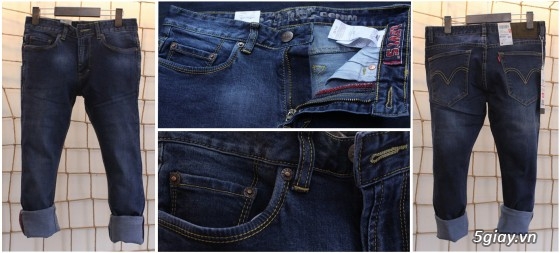 Quần Jeans Slim-Fit VNXK cho các anh Thanh Niên ngày Tết - tonny,Gstars,Levi's,Polo.. - 8