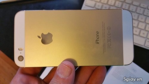Cần bán Iphone 5s World 16gb Gold Like New 99,9% hàng US Full box. Giá quá rẻ. - 1