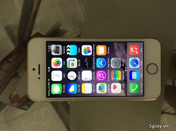 iPhone 5s 32G màu Gold quốc tế ZA/A ios 8.0 nguyên zin