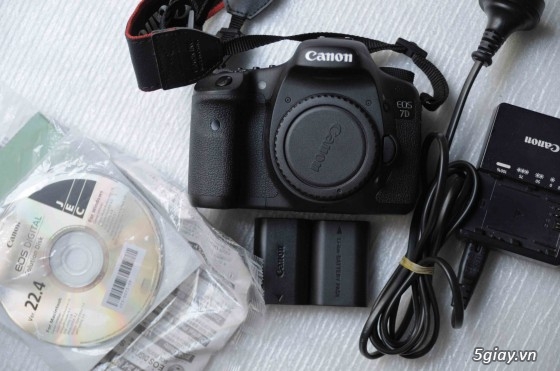 Canon 7D 7k shot + 15-85 IS USM + sigma 12-24 HSM + flash 430 EX II + thẻ CF ex 60m/s - 3
