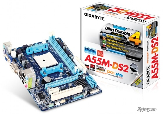 Combo cpu AMD A4 3400 main Gygabyte A55M-DS2 giá 1 triệu...