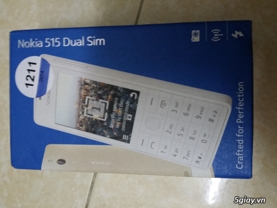 Nokia 515 Dual Sim Black Cty Fullbox New 99.9% bh 12 tháng