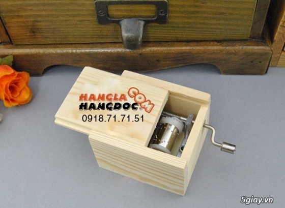 Hộp nhạc piano pha lê, hộp nhạc trái tim, music box, mô hình lãng mạn - 38