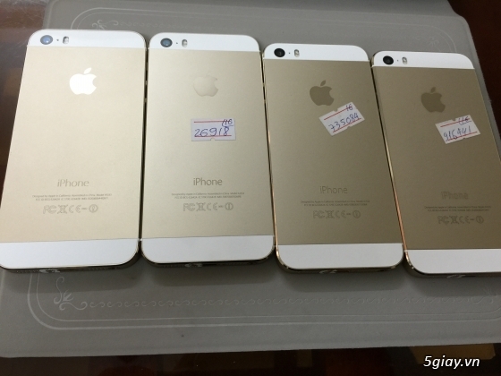 Update 28/2: Hàng về iPhone 5s Gold QT 16gb 98-99%