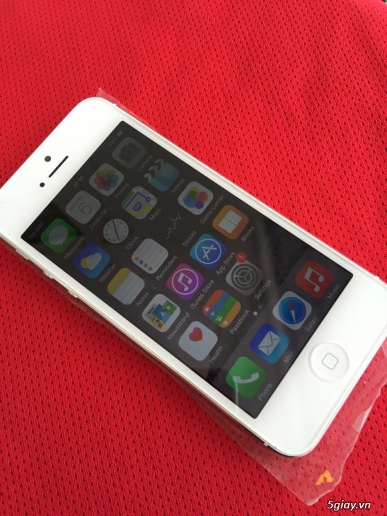 Cần bán iphone 5 32gb màu trắng đẹp 98% đang dùng ! - 1