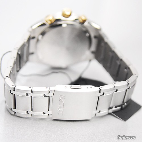 Đồng hồ Citizen làm bằng Titanium,mặt kính Sapphire, công nghệ Eco Drive sale off 60% - 5