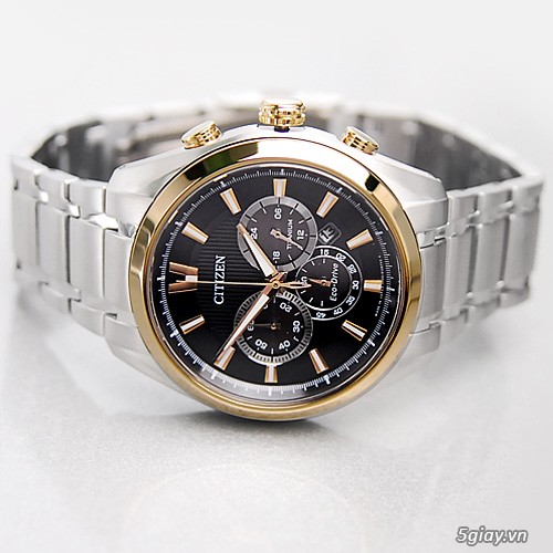 Đồng hồ Citizen làm bằng Titanium,mặt kính Sapphire, công nghệ Eco Drive sale off 60% - 2