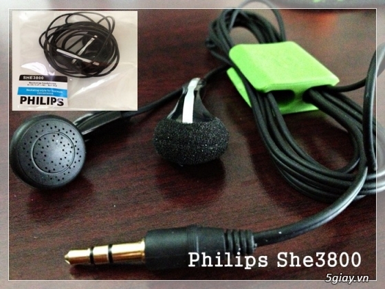Tai nghe Nhật Bản Sony E808 & Phillips She3800 - Sốc[109k] Với 2 Dòng Sản Phẩm - 5