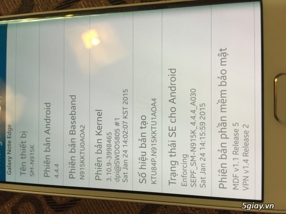 Bán Note EDGE 32 GB mới mua 99% ,fullbox