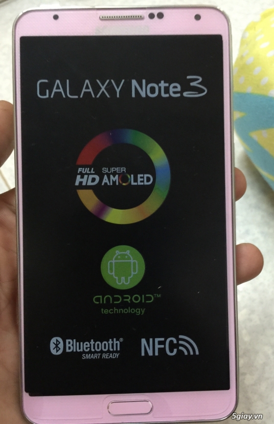 Samsung note 3 màu hồng ..new 100%