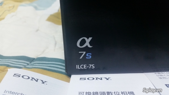 Cần bán Sony A7S fullframe mới 100% Fullbox - 1