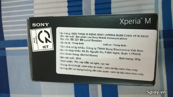 Bán điện thoại Sony Xperia M C1905 White chính hãng còn bảo hành - 4
