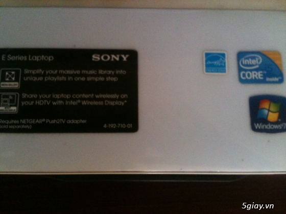 Cần bán laptop Sony Vaio - Core i5