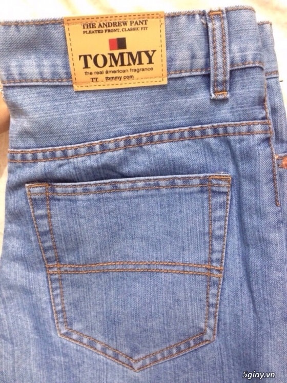 Quần Jean nam tonny xách tay made in USA, size 32, form Slim Fit.