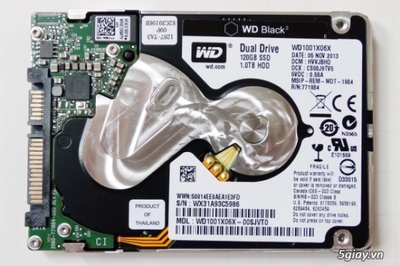HDD WD 1TB slim 7mm, SSD 128, 256, 512 sata3 hàng tháo máy - 3