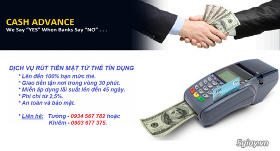 Dịch vụ rút tiền từ thẻ tín dụng tại Hồ Chí Minh - 1