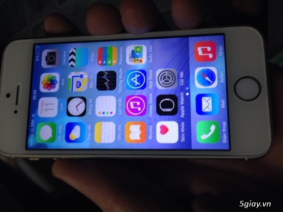 iphone 5s 16g gold mới 99, hàng fpt 7tr2