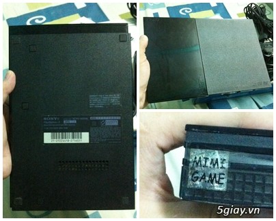 PS2 Slim 90006 Full Box nguyên zin ít xài + Tay Logitech PS2 ko dây + USB bluetooth - 1