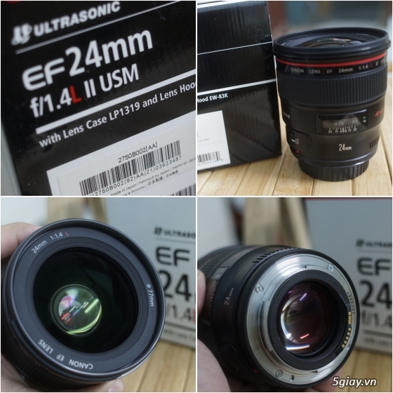 [Sai Gon]cần bán 2 lens CANON 24L & 35L - 1