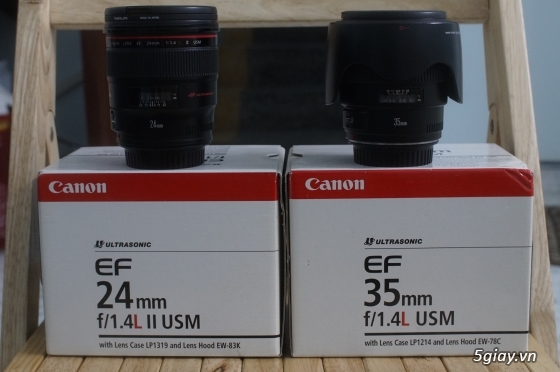 [Sai Gon]cần bán 2 lens CANON 24L & 35L - 2