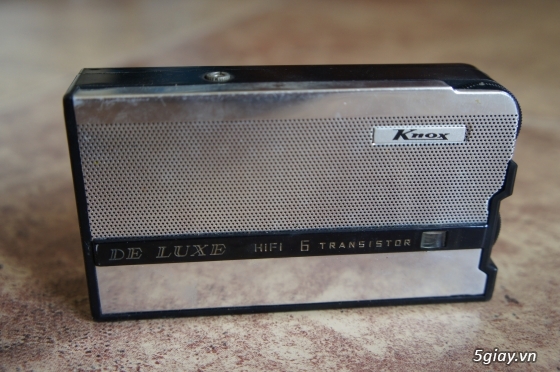 Radio cổ thời Liên Xô VEF 206, radio mini hiệu Knox, cassette cũ - 3