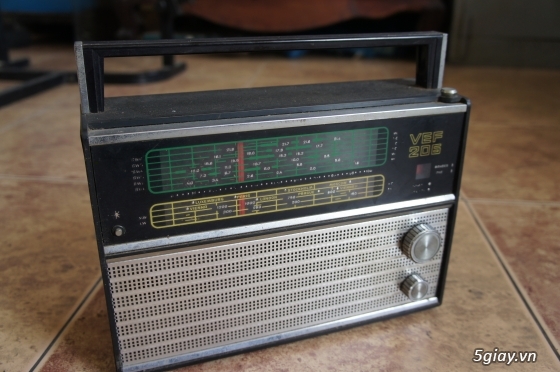 Radio cổ thời Liên Xô VEF 206, radio mini hiệu Knox, cassette cũ - 1