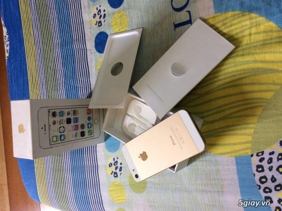 Bán iphone 5s gold 16gb quốc te, full box, trung imei - 6