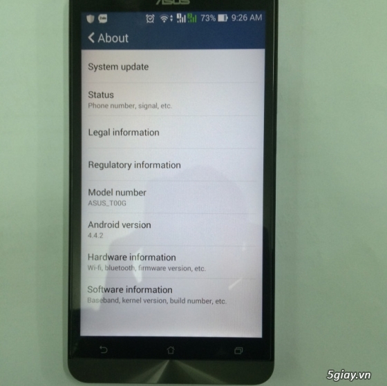 Bán Zenfone 6 bản Ram 2gb bộ nhớ 8gb hàng Hoàng Hà Mobile còn bảo hành tháng 7/2015 - 8