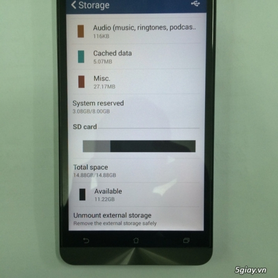 Bán Zenfone 6 bản Ram 2gb bộ nhớ 8gb hàng Hoàng Hà Mobile còn bảo hành tháng 7/2015 - 10