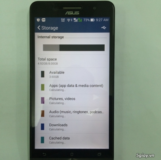Bán Zenfone 6 bản Ram 2gb bộ nhớ 8gb hàng Hoàng Hà Mobile còn bảo hành tháng 7/2015 - 11